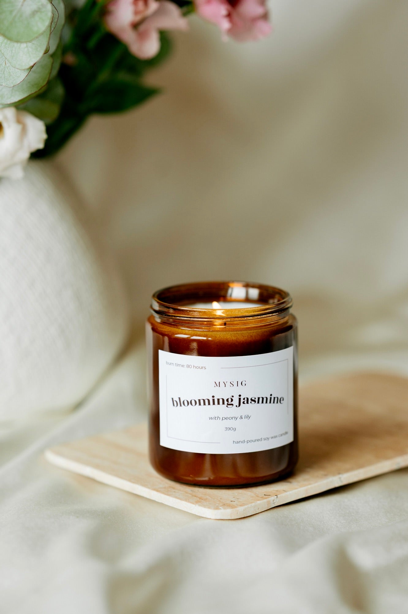 Svíčka - KVETOUCÍ JASMÍN